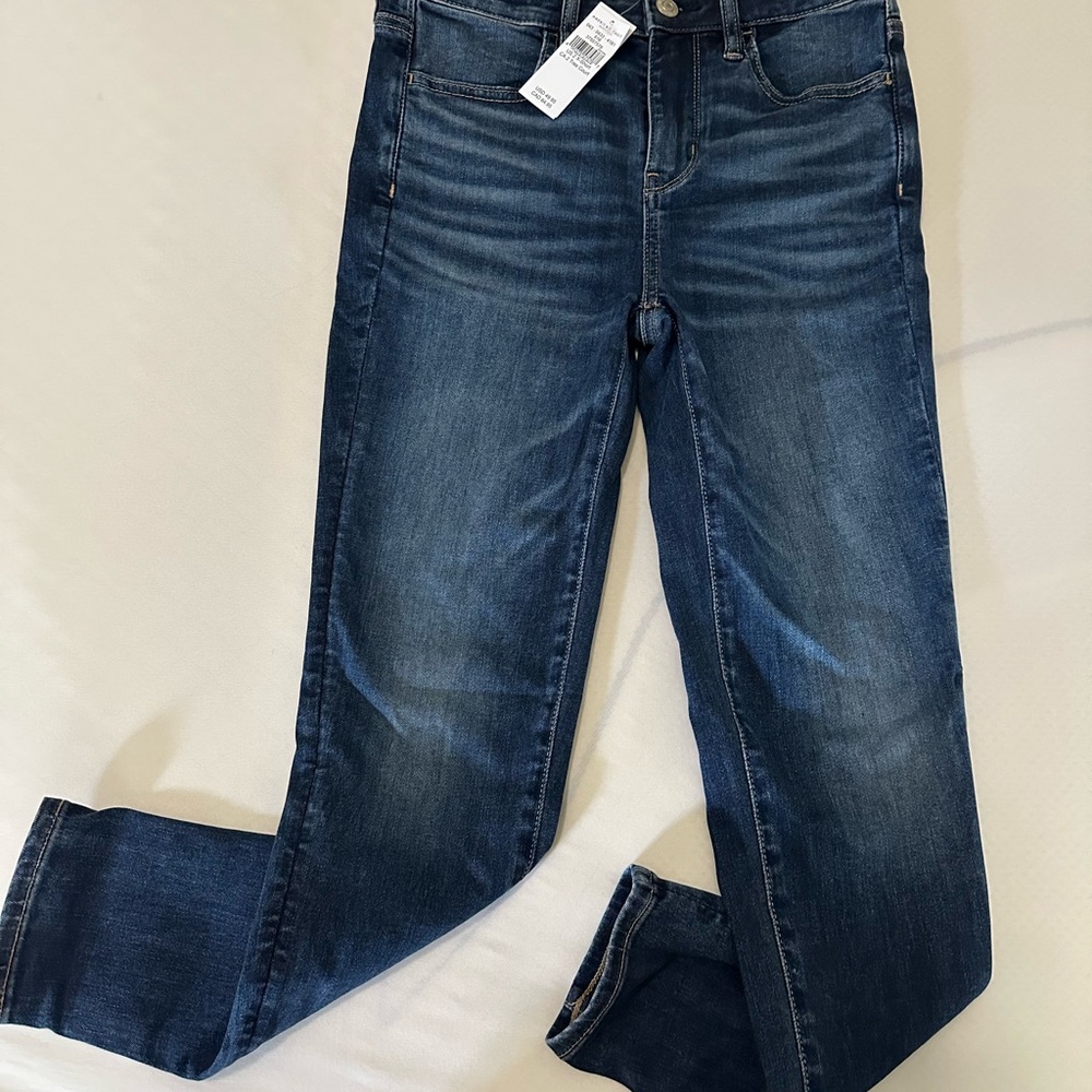 American Eagle Outfitters Dark Blue Skinny Jeans